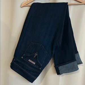 Hudson Jeans Straight Leg Dark Indigo Denim